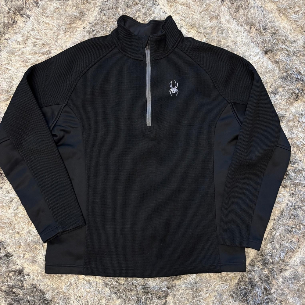 Spyder Black Fleece Pullover